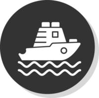 Yatch Vector Icon Design