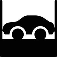 Ilustración de vector de coche en un fondo. Símbolos de calidad premium. Iconos vectoriales para concepto y diseño gráfico.