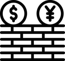 dollar vector illustration on a background.Premium quality symbols.vector icons for concept and graphic design.