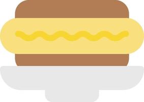 hotdog vector illustration on a background.Premium quality symbols.vector icons for concept and graphic design.