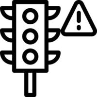 traffic signal alert vector illustration on a background.Premium quality symbols.vector icons for concept and graphic design.