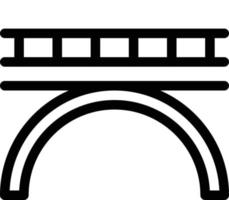 Ilustración de vector de puente sobre un fondo. Símbolos de calidad premium. Iconos vectoriales para concepto y diseño gráfico.