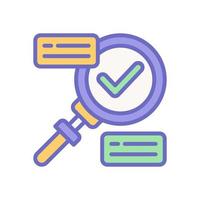 research icon for your website design, logo, app, UI. vector