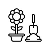 planta icono para tu sitio web diseño, logo, aplicación, ui vector