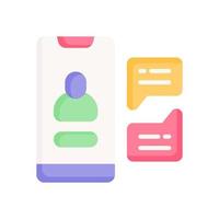 chat icon for your website design, logo, app, UI. vector