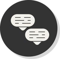 Chat Bubble Vector Icon Design