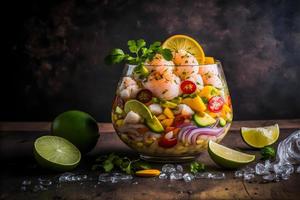 ceviche alta calidad imágenes escaparate esta amado tradicional plato en todas sus gloria, desde clásico calle comida a gastrónomo estilos. Perfecto para libros de cocina, comida blogs, menú foto