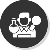 Researcher Vector Icon Design