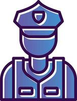 Security Guard Vector Icon Design