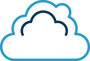 diseño de icono de vector de nube