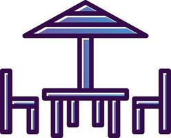 Sitting Area Vector Icon Design