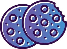 diseño de icono de vector de galletas