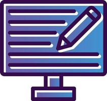 diseño de icono de vector de editor