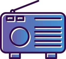 diseño de icono de vector de radio