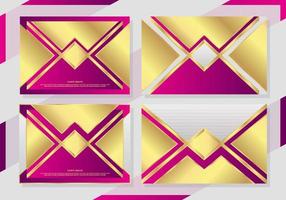 Golden luxury backgrounds. set of shapes and banners eps10 vector