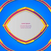 Geometric shapes background with line style eps10. vector