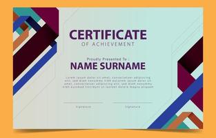 Education Professional Certificate vector