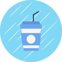 Plastic Cup Vector Icon Design