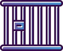 diseño de icono de vector de celda de prisión
