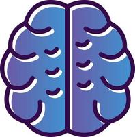 diseño de icono de vector de cerebro