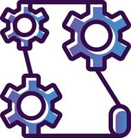 Cogwheels Vector Icon Design