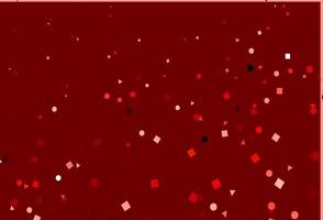 Light Red vector cover in polygonal style with circles.