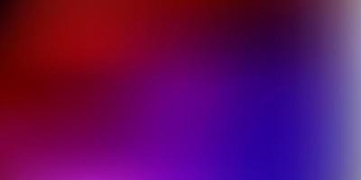 Dark blue, red vector abstract blur backdrop.