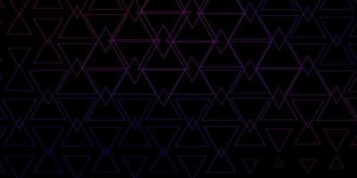 Dark Blue, Red vector pattern with polygonal style.