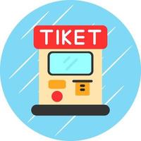 Ticket Machine Vector Icon Design