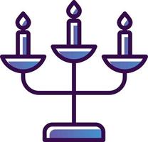 Candelabra Vector Icon Design