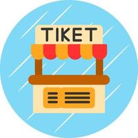Ticket Office Vector Icon Design
