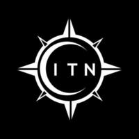 ITN creative initials letter logo. vector