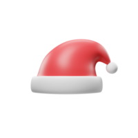de kerstman hoed icoon 3d png