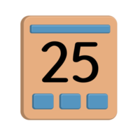 fecha 25 para tu calendario evento calendario png