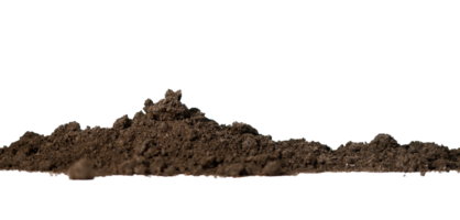 pile of soil isolated png