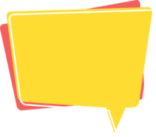 Fun speech bubble for chat or conversation symbol png