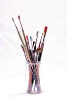 Collection of paintbrushes photo