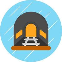 diseño de icono de vector de túnel