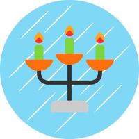 diseño de icono de vector de candelabro