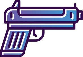 icono de vector de pistola