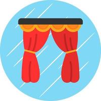 Curtain Vector Icon Design