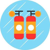 Oxygen Tanks Vector Icon Design