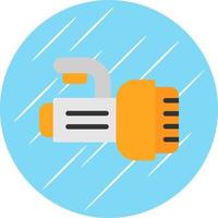 Dive Light Vector Icon Design