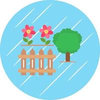 Back Garden Vector Icon Design