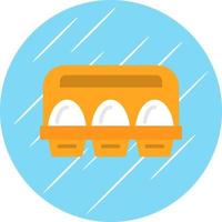 Egg Carton Vector Icon Design