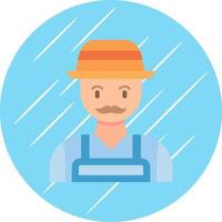 Farmer Vector Icon Design