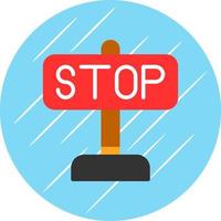 Stop Vector Icon Design