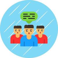 Discussion Vector Icon Design