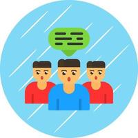 Discussion Vector Icon Design