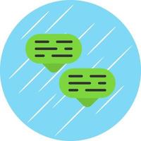Chat Bubble Vector Icon Design
